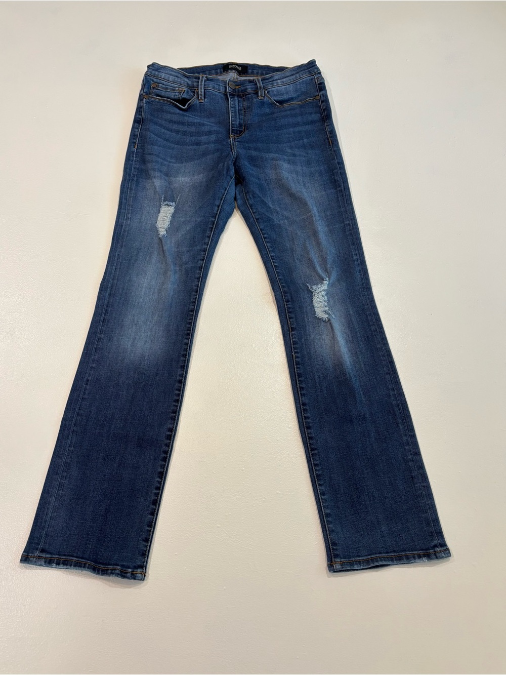 Buffalo David Bitton Faith jeans sz 30 mid rise straight stretch